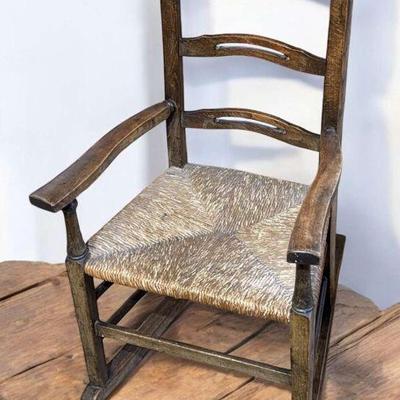 Antique american child s rocker