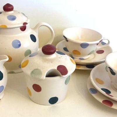 Emma bridgewater polka dot tea set
