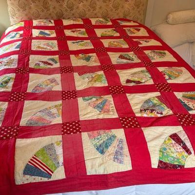 Hand stitched quilt 66x84