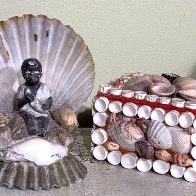 1920 s black americana seashell art & more