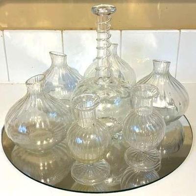 Juliska signed glass vase others