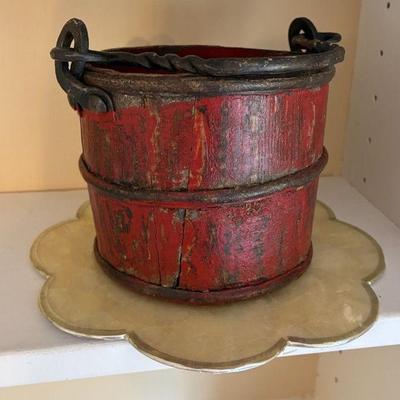 Primitive style minature or toy bucket