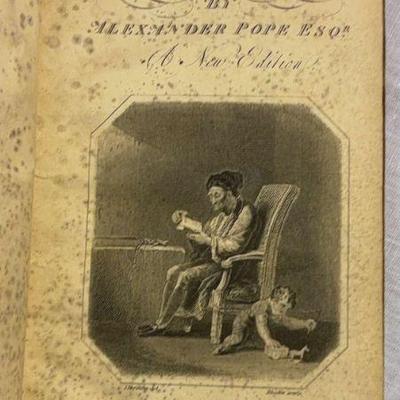 Leather bound alexander popes, “an essay on man”