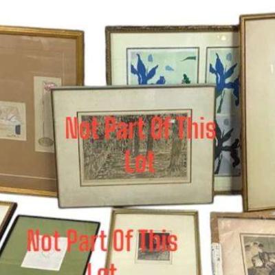 Collection of art watercolors prints & more