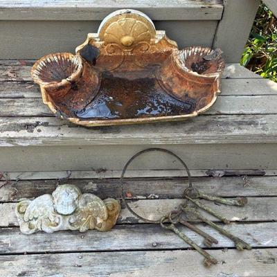 Antique gate keys