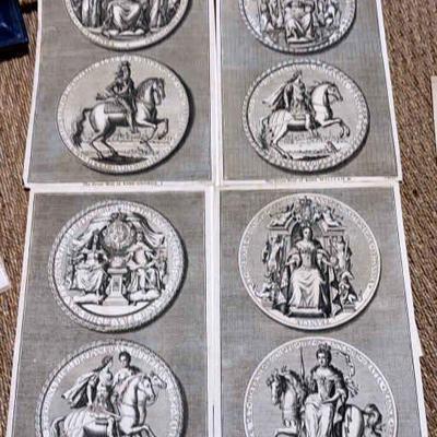 J mynde s "great seals" engravings 18th century