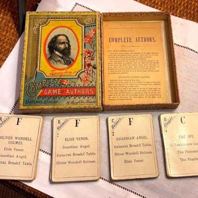 Mcloughlin bros ny, “complete game of authors” eastlake edition