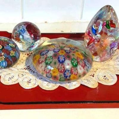 Art glass paperweights glass eye studio others