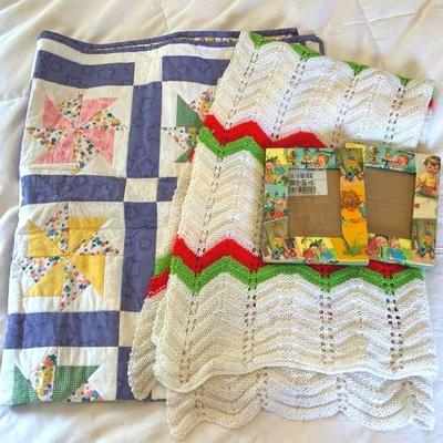 Baby quilt and blanket