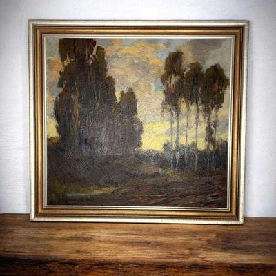 1930 george demont otis original oil