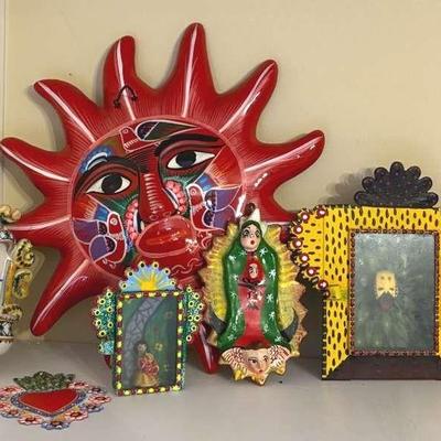 Colorful travel collectibles