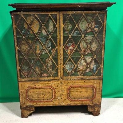 Antique biscuit tin
