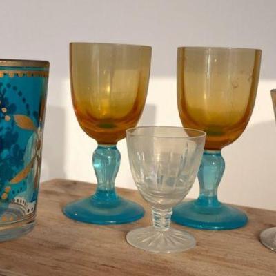 Vintage sherry glasses other