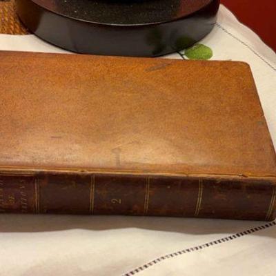 Leather bound vol ii adam smith, “ wealth of nations”