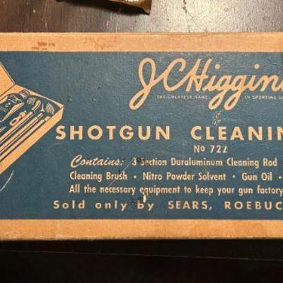 Vintage J.C. Higgins Shotgun Cleaning Kit, No. 722