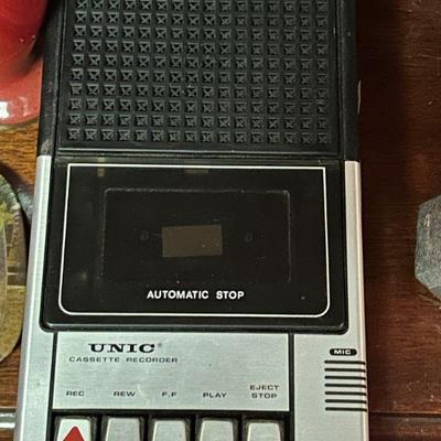 Vintage UNIC Portable Cassette Recorder