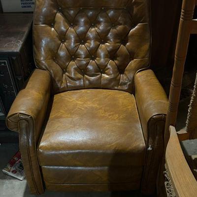 1970's Vinyl Chair 
