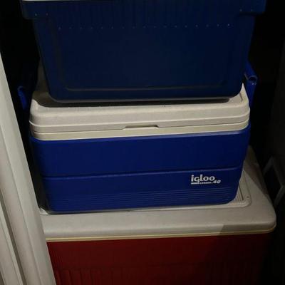Assorted Large Size Coolers