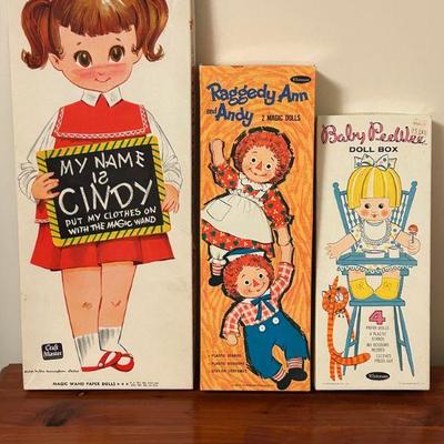 Vintage Paper Doll Sets 