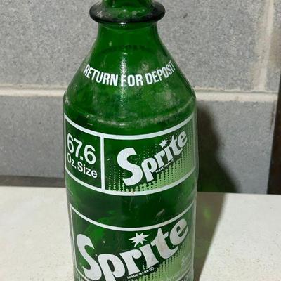 1970's Sprite Bottle 