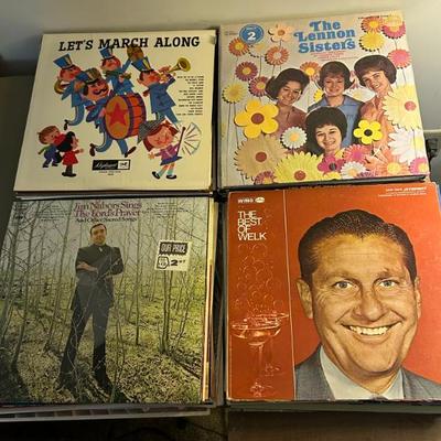Great Selection of Vintage Vinyl Records (33 RPM)