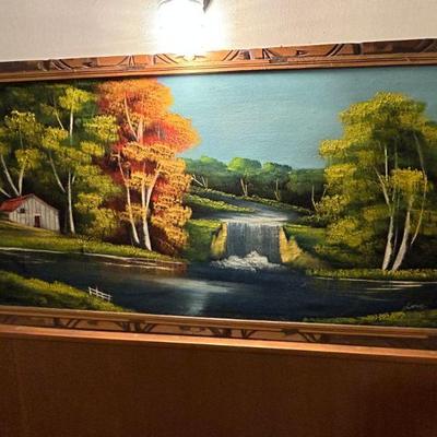 Vintage Velvet Painting 
