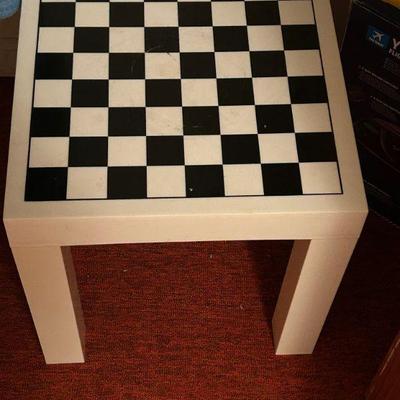 Vintage Checkerboard Table 