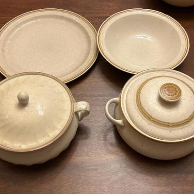 Crown Manor Hand Painted Stonewear 