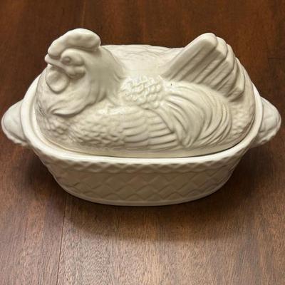 Ceramic Chicken Hen Soup Tureen 