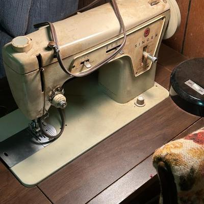 Multiple Vintage Singer Sewing Machine Tables 