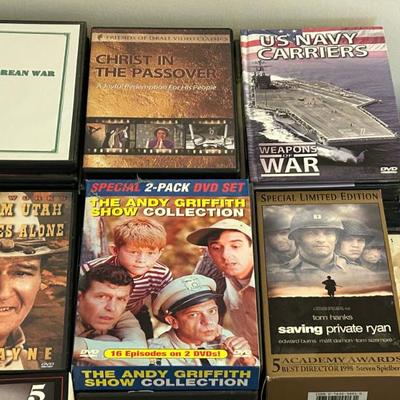 Assorted VHS Tapes and DVD Movies