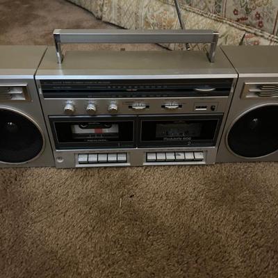 Vintage Double Cassette Boombox 