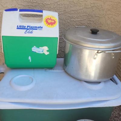 Little Playmate, Aluminum Pot, Divided Pan