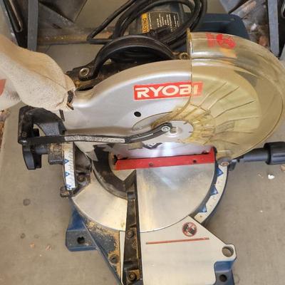 Ryobi 10" Compound Miter Saw with Black & Decker Workmate