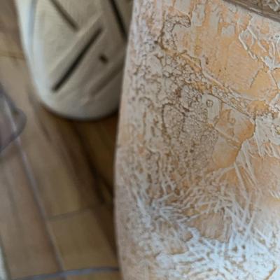 Pair of Southwest-Inspired Textured Ceramic Table Lamps