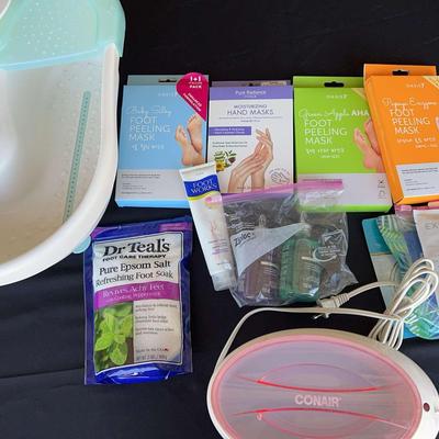 Home Spa & Foot Care Bundle – Foot Bath, Paraffin Warmer, Masks & More