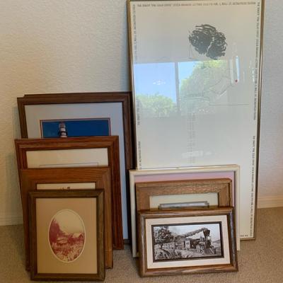 Framed Lighthouse Photography And Other Artwork