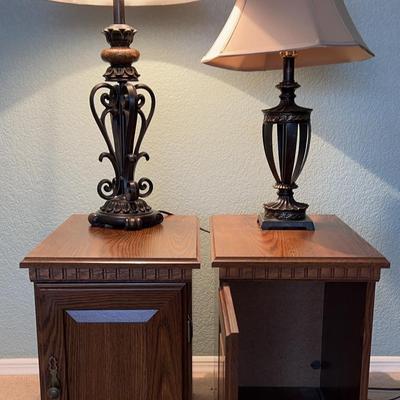 End Table Set And Lamps