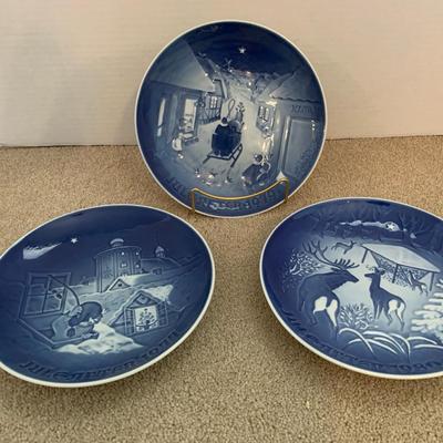Bing And Grondahl Christmas Plates Years 77, 79, 80