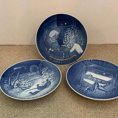 Bing And Grondahl Christmas Year 85, 70, 78, Plates 