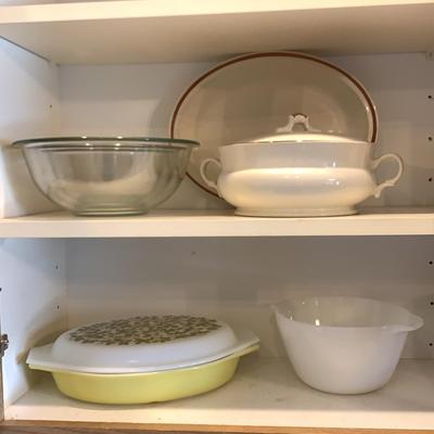 Vintage Pyrex, Fire King And More