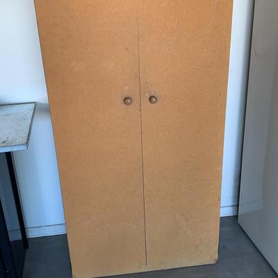Particle Board Cabinet With Doors