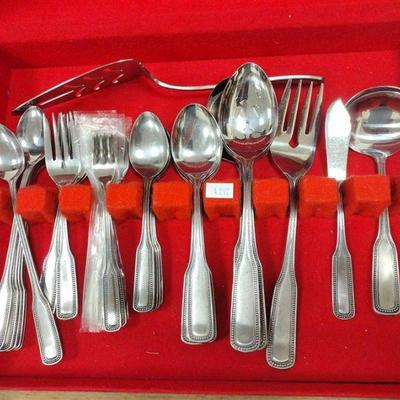 STAINLESS BY SALEM JAPAN FLATWARE AND BOX