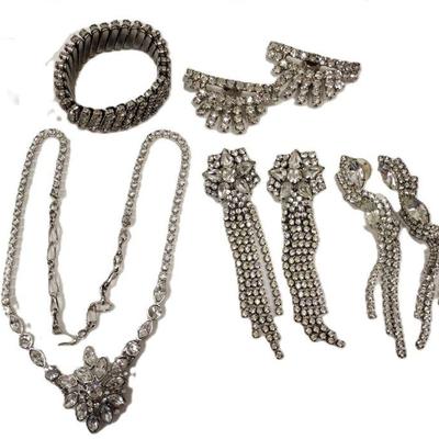 Rhinestone costume jewelry