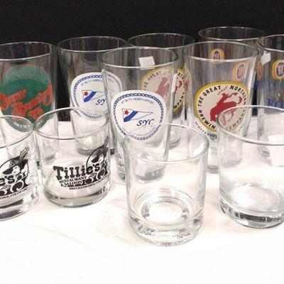 advertising beer glasses