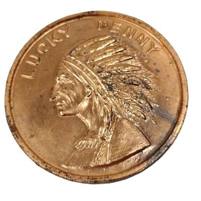 1933 CHICAGO WORLD'S FAIR LUCKY PENNY MEDALLION