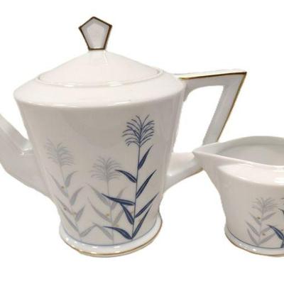 NIPPON PORCELAIN TEAPOT AND CREAMER