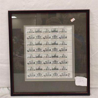 FULL SHEET OF ARCHITECTURE USE 15 CENT STAMPS