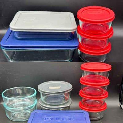 Pyrex Storage Container Lot
