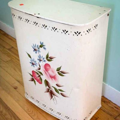 Painted Detecto Laundry Hamper
